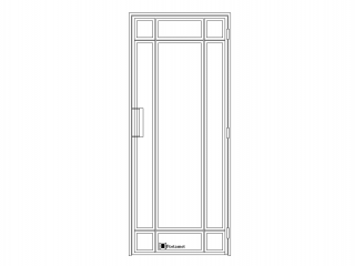 Drzwi loftowe standard E