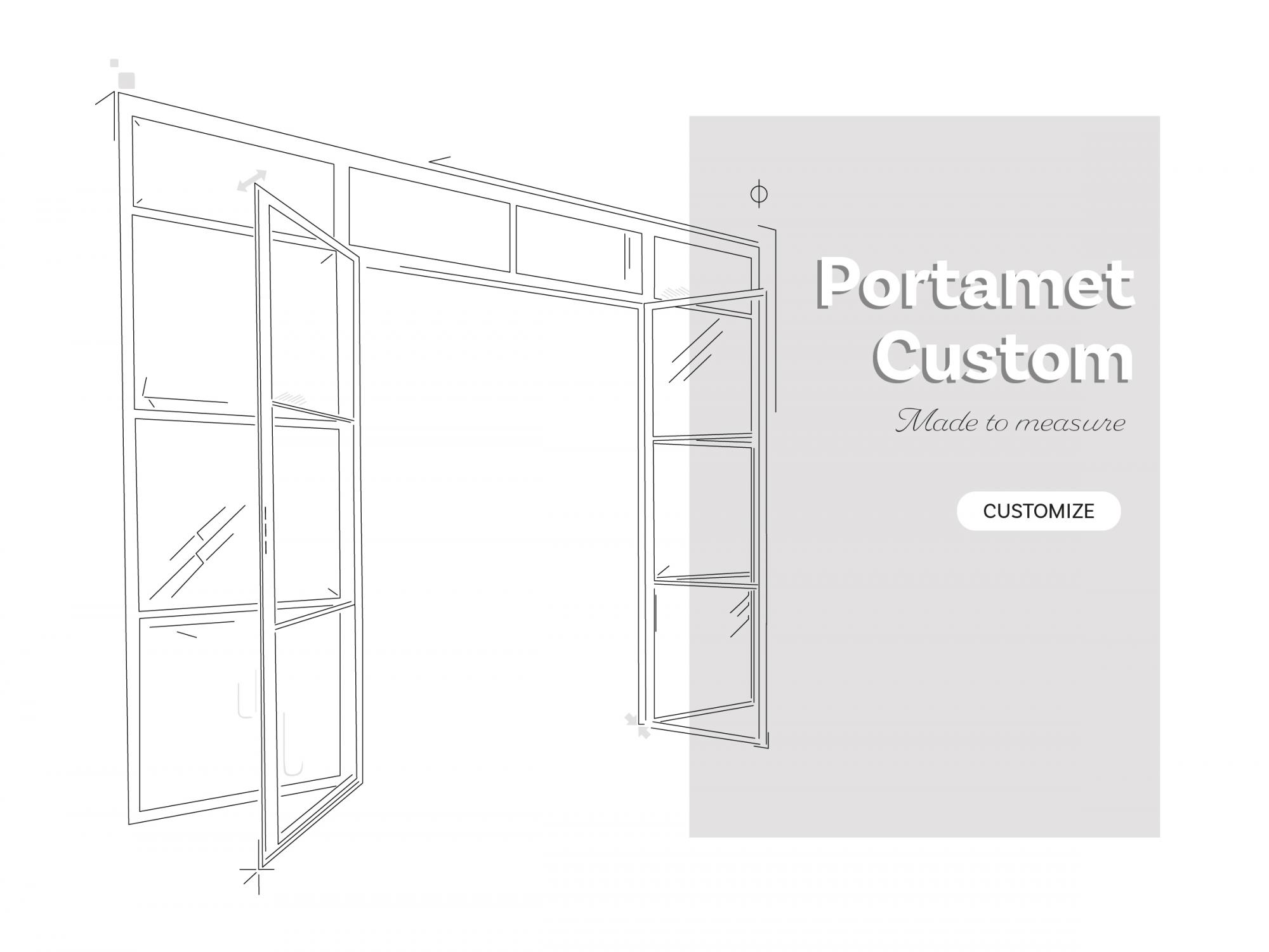 portamet Custom drzwi loftowe na wymiar