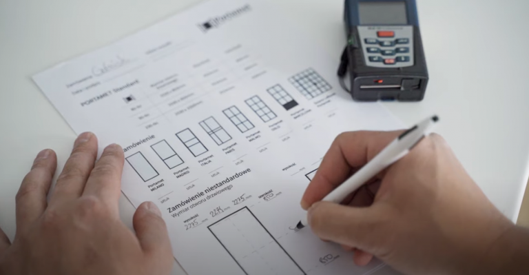 jak wymierzyć drzwi loftowe portamet